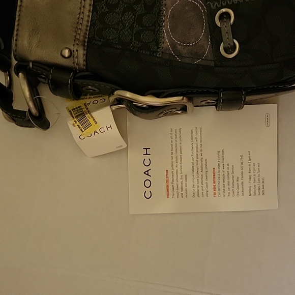 NWT: COACH Tonal Patchwork Zoe - Picture 15 of 16